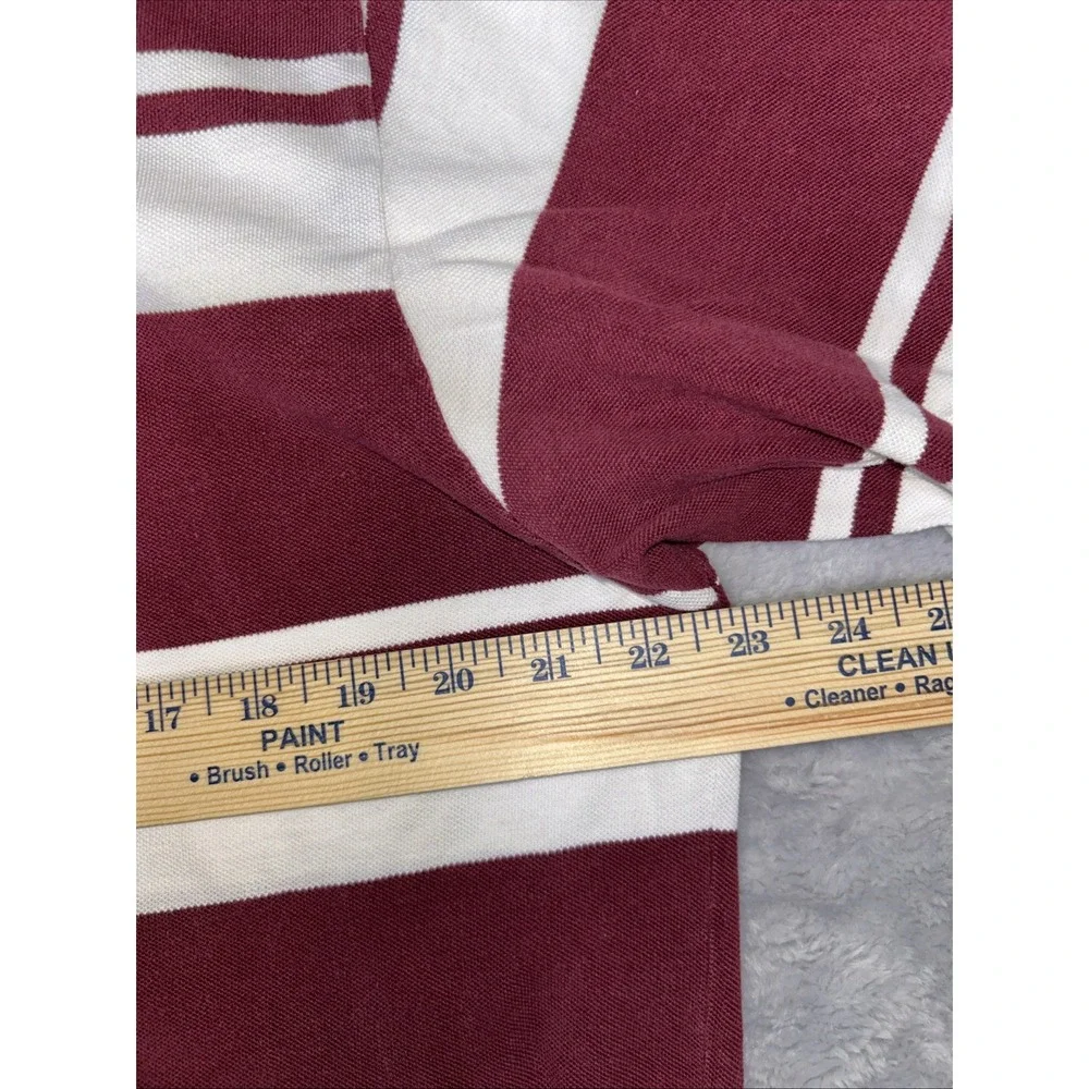 Vtg Ralph Lauren Polo Golf Shirt Short Sleeve XL Rugby Stripe Polo 90s Y2K - Picture 3 of 6